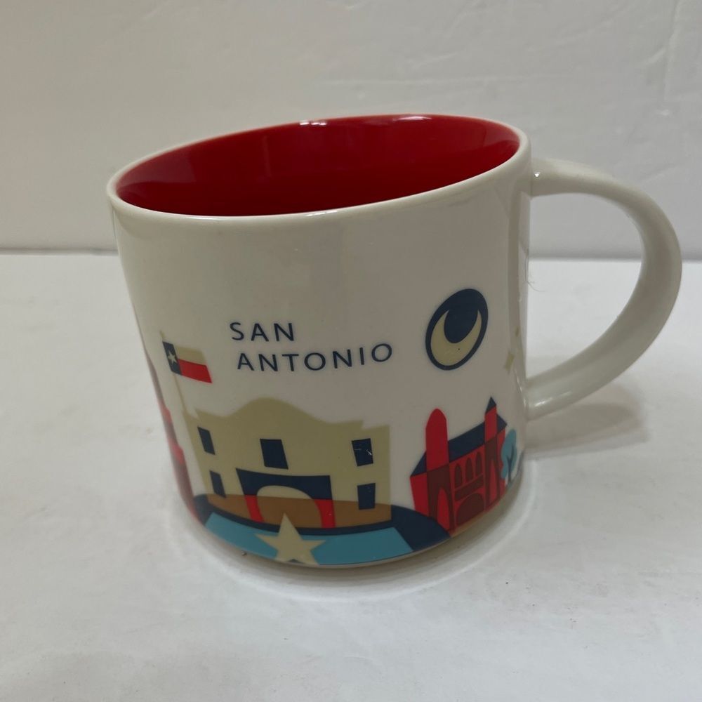 STARBUCKS YOU ARE HERE COLLECTION SAN ANTONIO CERAMIC MUG‎